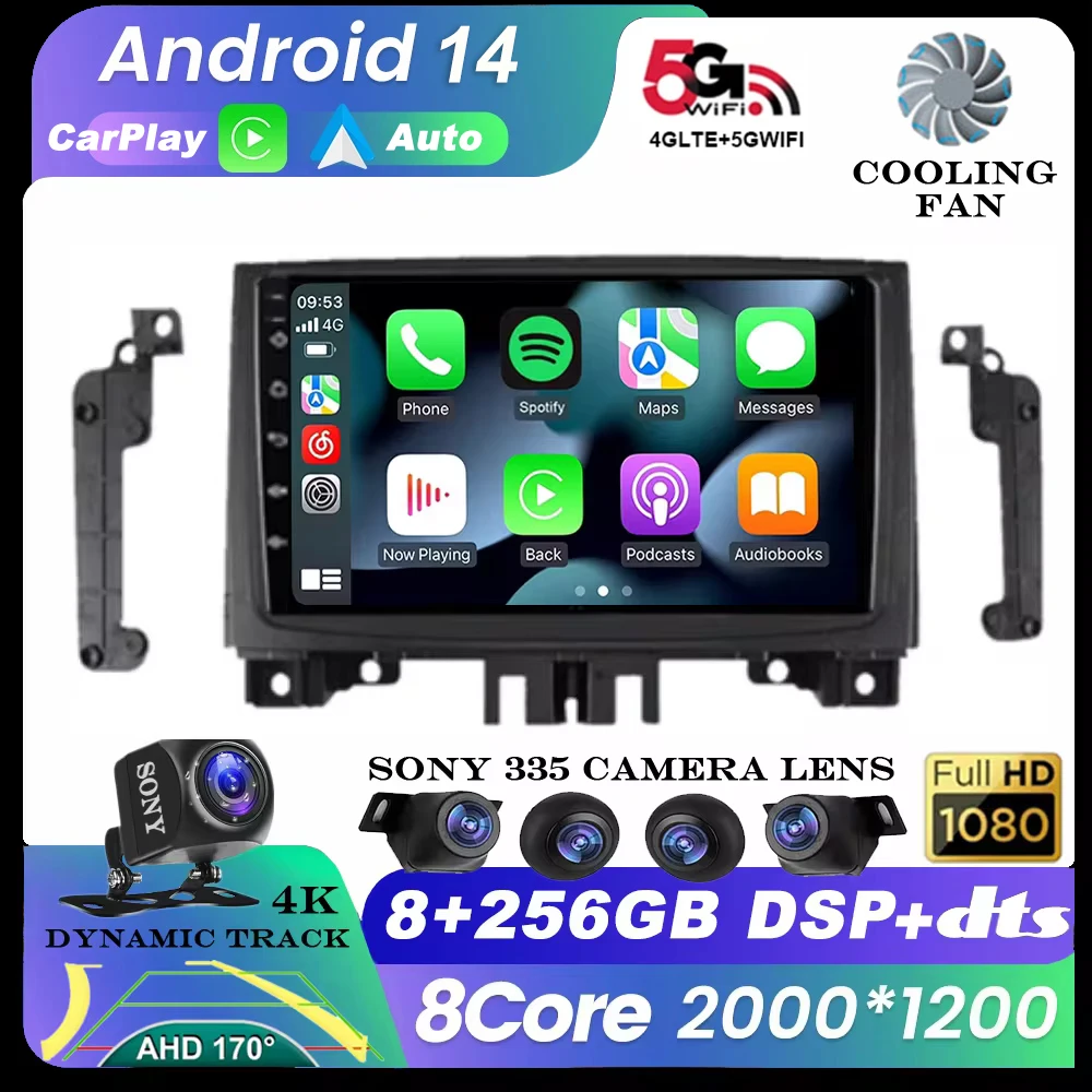 

Android 14 QLED For Mercedes Benz Sprinter For VW Crafter 2006- 2016 Car Radio Android CarPlay WIFI GPS Navigation 2din Player