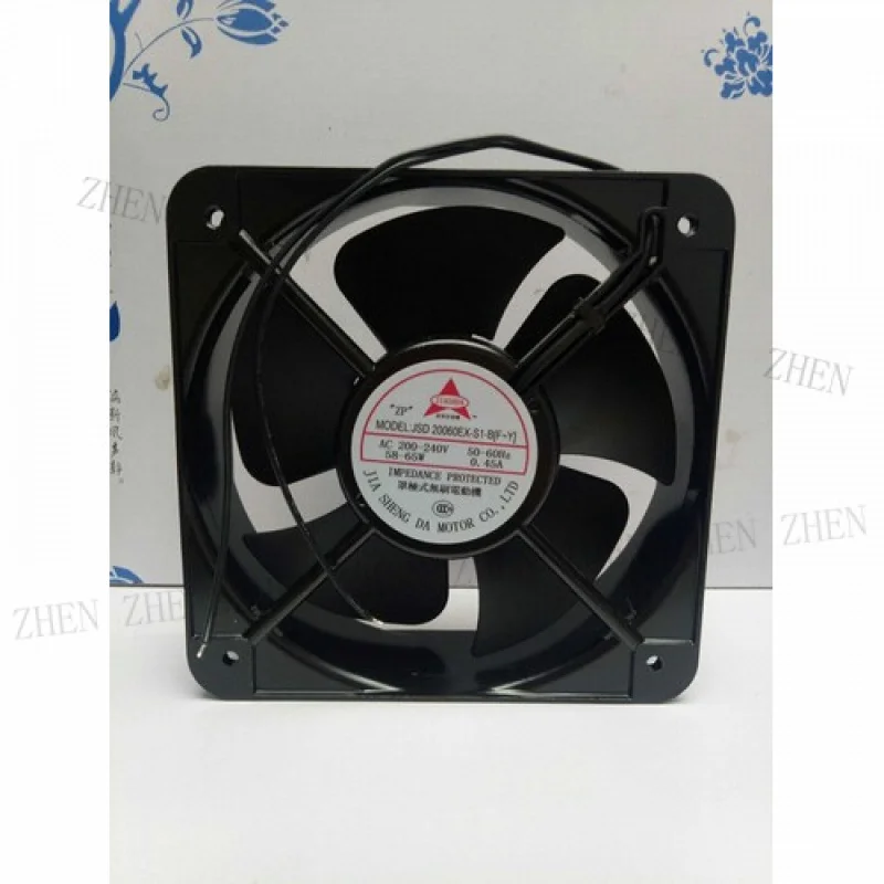 Y  1 Pc.  for  JIASHDA Fan JSD 20060EX-S1-B (F-Y)  AC220V 58-65W  20060 20cm 2 wire