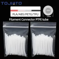 20-80pcs 3d Printer Accessories 1.75MM Filament Welder Connector Joiner PTFE Tube Filament Splicer Filament welding