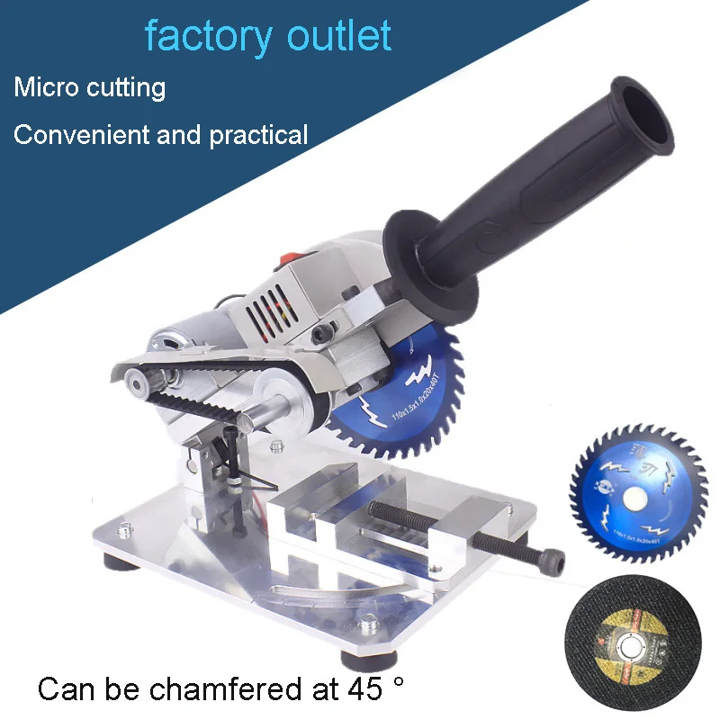 Multifunctional Micro Cutting Machine DIY Drill Small Aluminum Alloy Table Saw Cutting Aluminum Machine