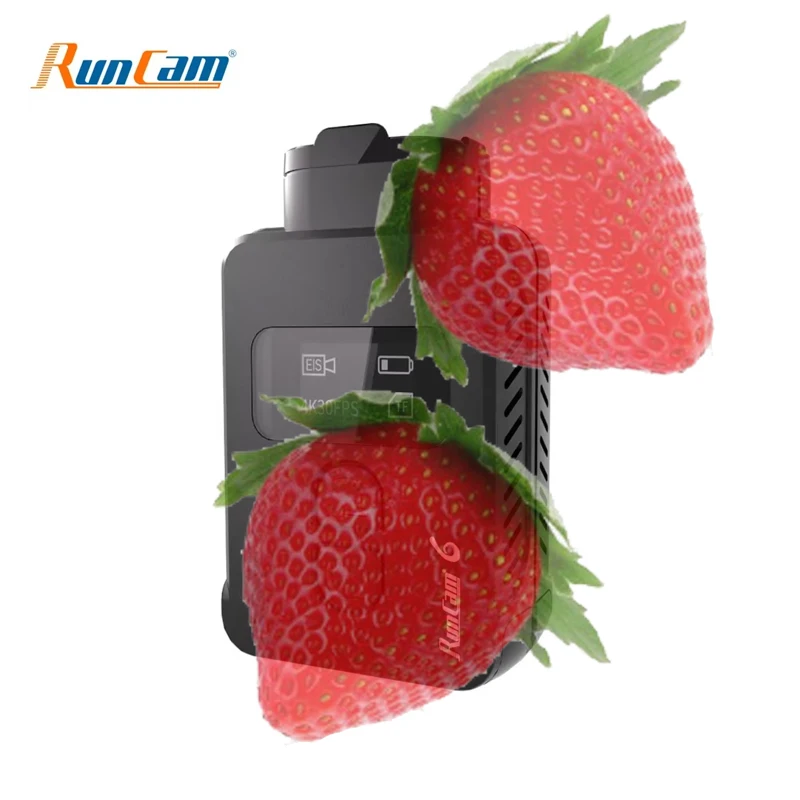 RunCam 6 RunCam6 4K 30fps FPV Action Camera Built‑in Gyroflow Stabilization Optional ND Filter for RC FPV Drone