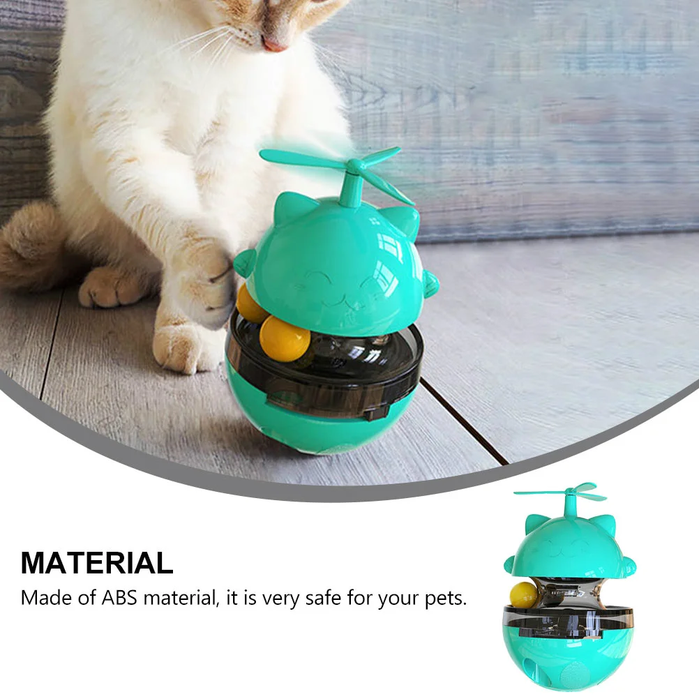 to Feed Tumbler Cat Kitten Moving Abs Catnip for Cats Slow Eating Feeder