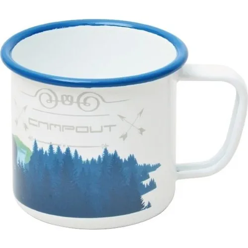 Nurgaz Enamel Mug White Nature