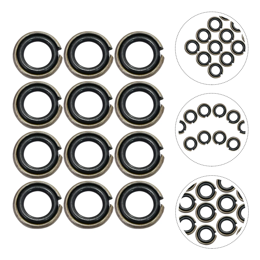

12Sets Electric Impact Wrench Retaining Ring Kit Rubber O-Rings for 125Mm Square Drive High Durability Wrench Tool Parts