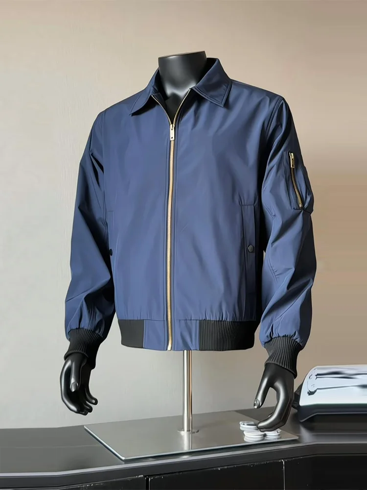 

Мужская куртка-бомбер American Sle Pilot Jaet, демисезонная, с эффектом Cleanfit, для бейсбола, верхняя одежда