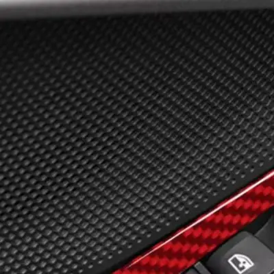 3mm Epoxy Coated 3K Carbon Fiber Trim for Window Lift Switch Control Panel for BMW For 1 Series F40 2 Series F44