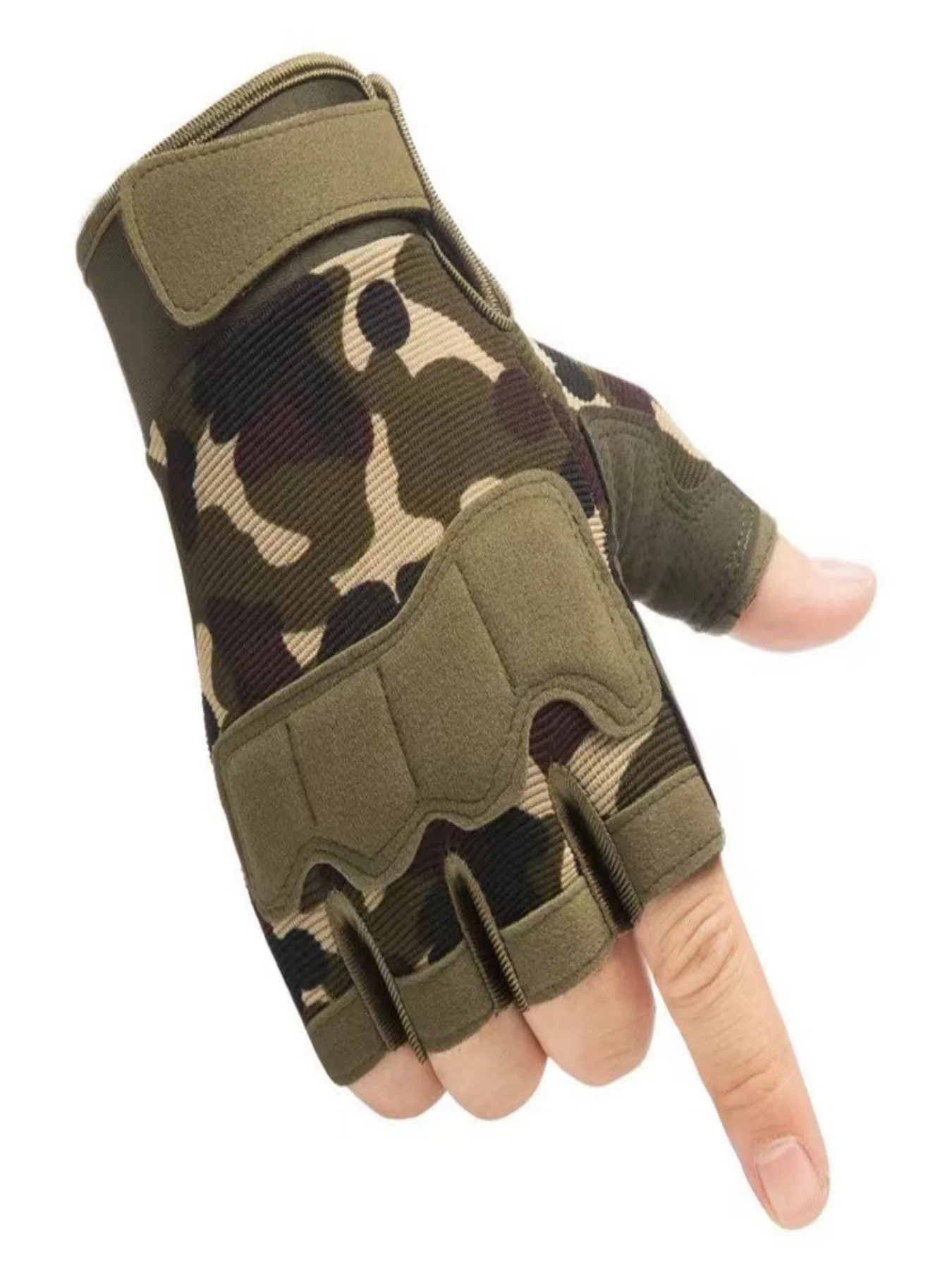 Sports Tactical Non-Slip Gloves Blackhawk Half-Finger Men's and Women's Camouflage Cycling Mountaineering Non-Slip Fingerless Gloves