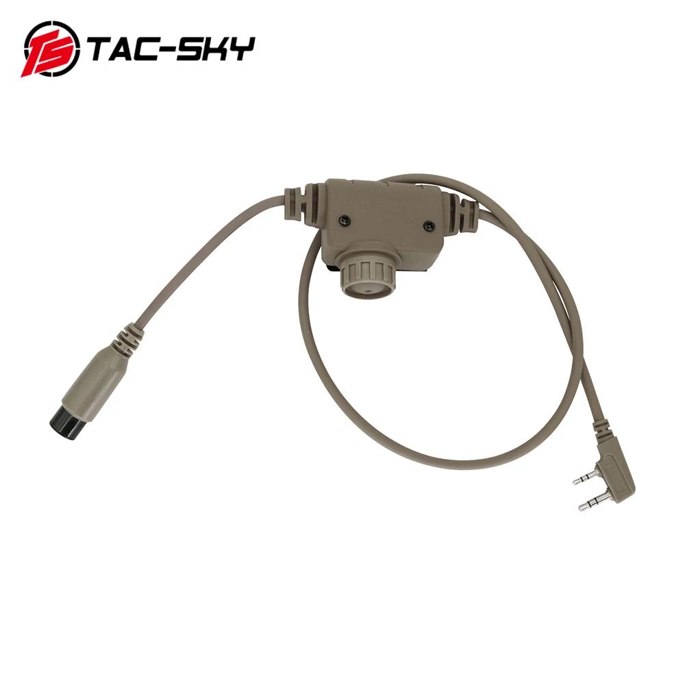 TS TAC SKY PTT U94 PTT Taktische PTT Adapter Taktische Headset Walkie Talkie Ptt Für Comta I II III / Sordin Taktische Headsets