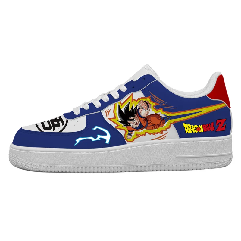 Cartoon Dragon Ball Goku Summer New Breathable Wear-Resistant Trend Versatile Couple Casual Sports Shoes Holiday Gifts