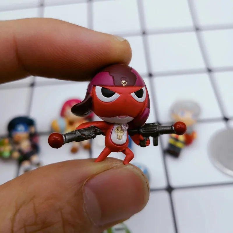 Bandai Bulk Keroro Gunsoo Kikker Team Anime Beeldje Hanger Sleutelhanger Actiefiguren