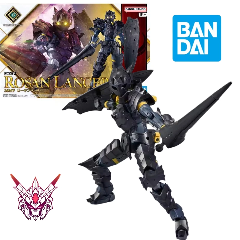 

In Stock Bandai Original Gundam 30MF Rosa Lancer Assembling Model Collect Holiday Gifts Decoration Ornaments Mecha Figures