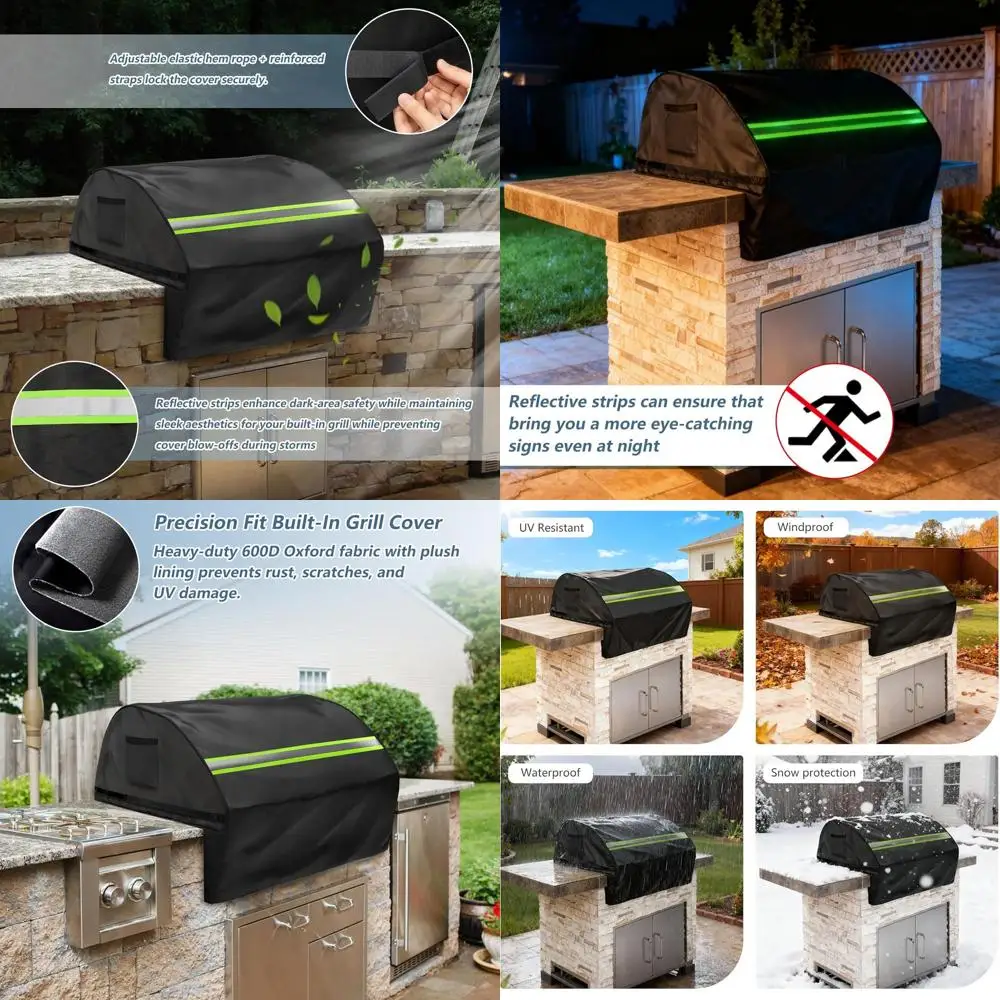 

Lynx 36 Built-in Grill Cover - 600D Waterproof, Reflective, Plush-Lined, Black