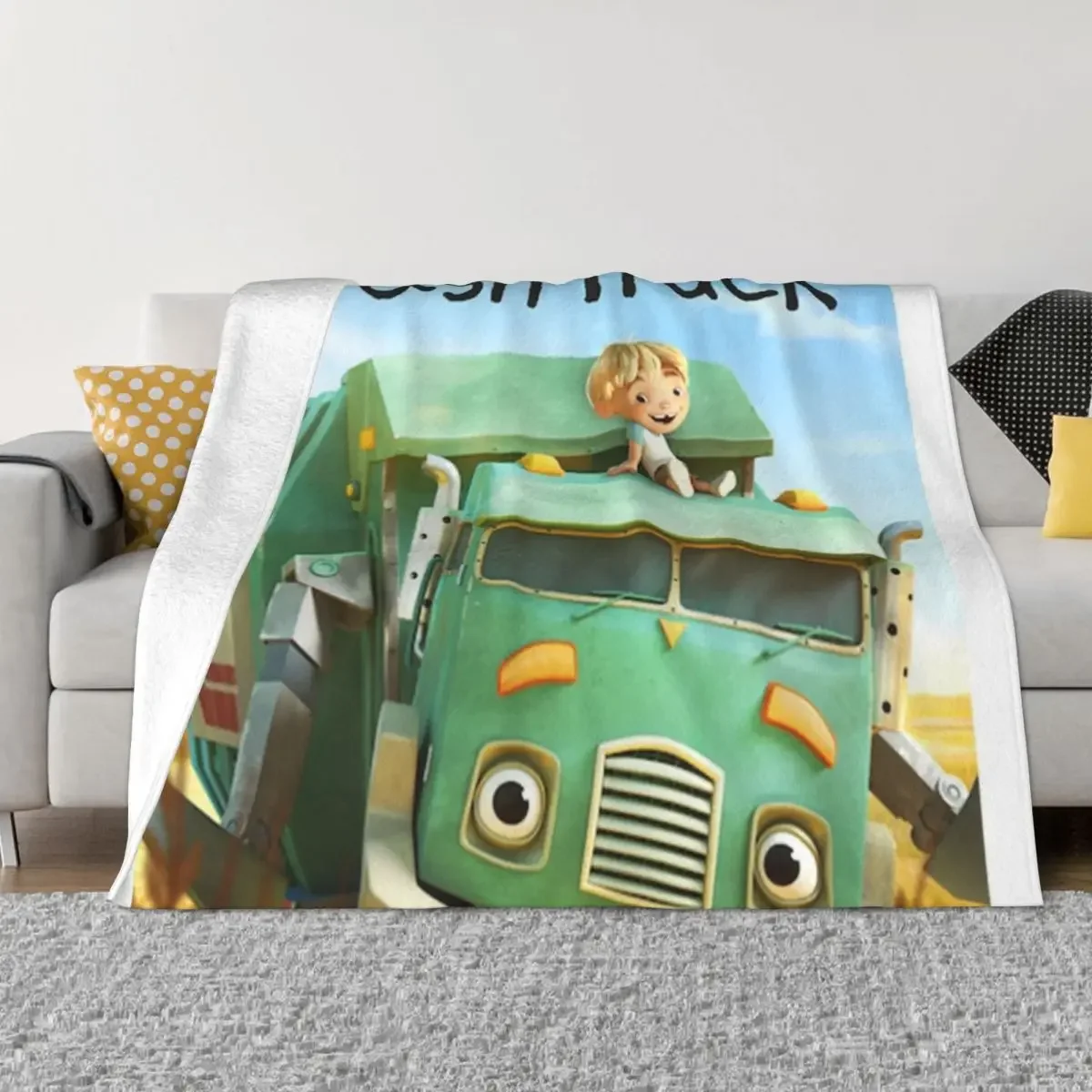 

Trash Truck, Garbage Truck Kids, I Love Garbage Trucks, Hank And Trash Truck, Trash Truck and hank, i love T Throw Blanket