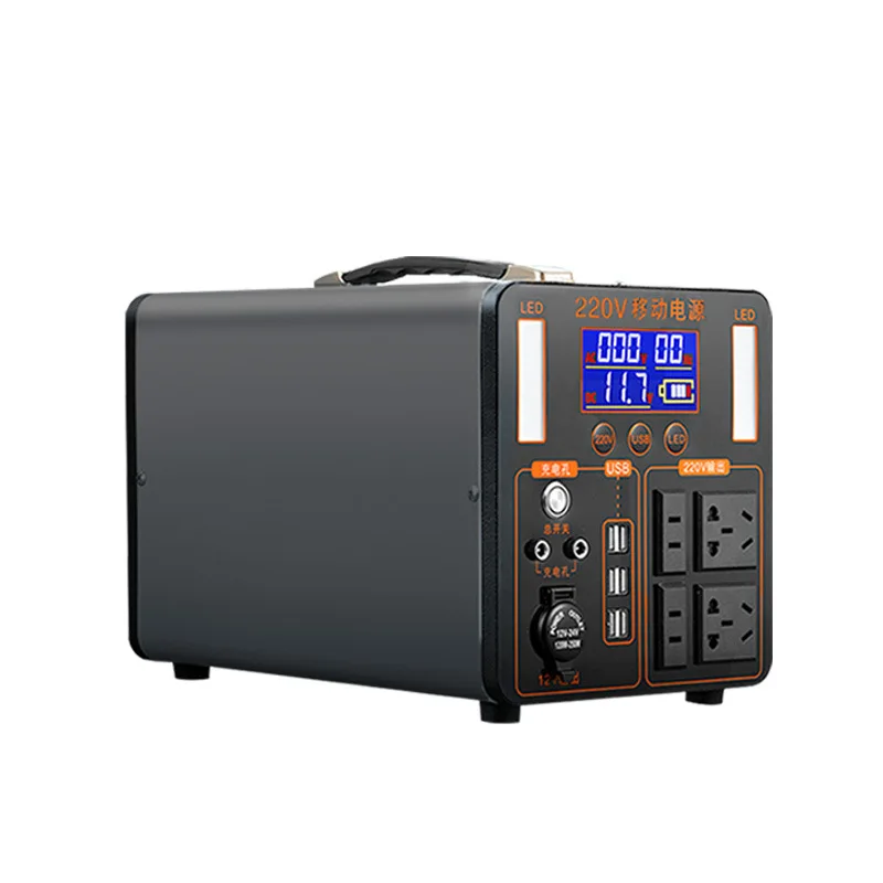 

Outdoor mobile power supply 220V load, portable with socket 1500W power failure emergency energy storage power station