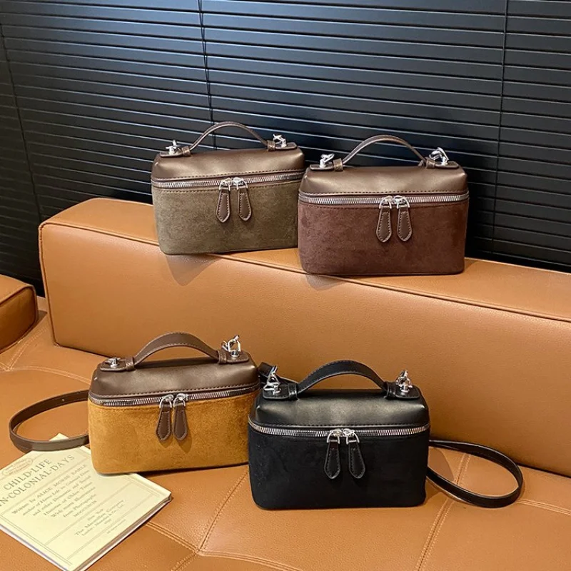 

Luxury Women's Casual Simple Vintage Leather Crossbody Bag Trendy Commuter Classic Elegant Ladies Fashionable Shoulder Bag