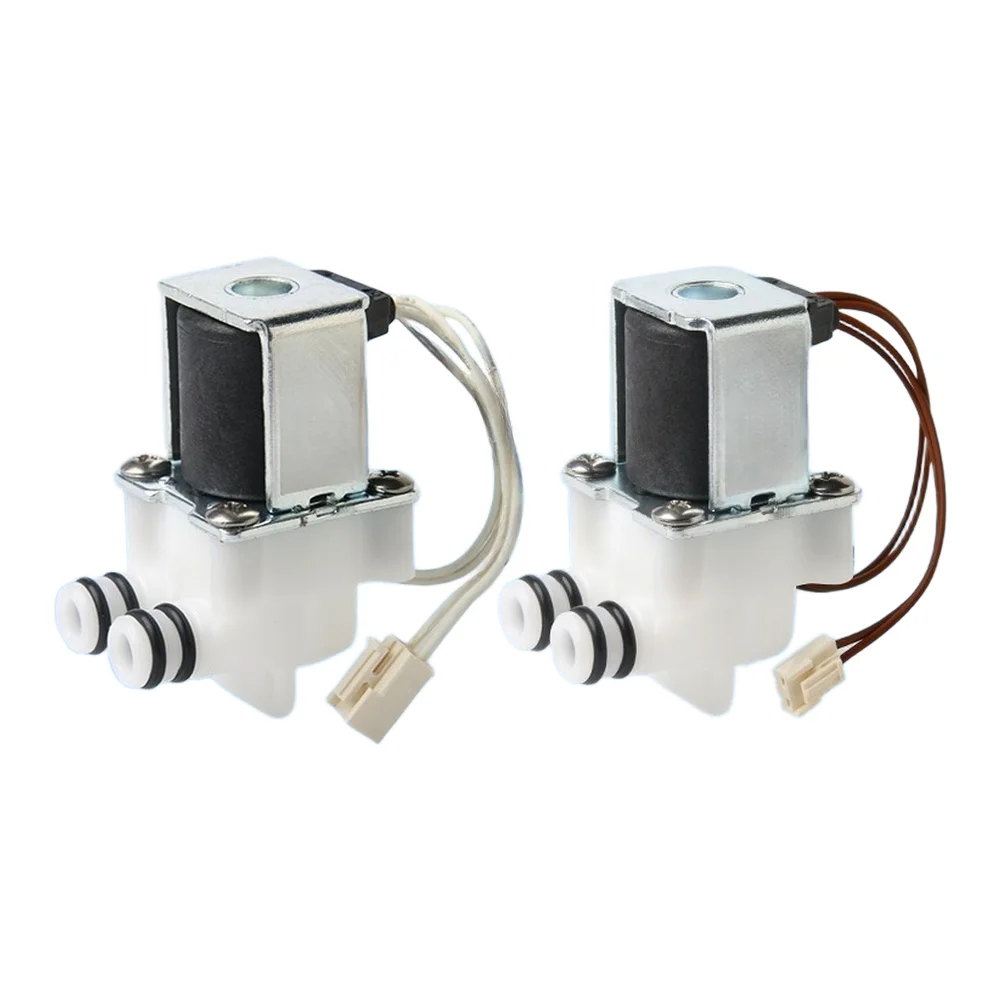 Électrovanne DC 24V Solenoid Valve For 400G RO Water Purifier System Inlet Pure Wastewater Flow Control Compact Metal Construction White Pneumatique — détail 1