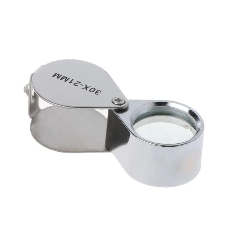 Jewelry Diamond Eye Loupe Magnifier Glass Triplet Jewelers 30x21mm