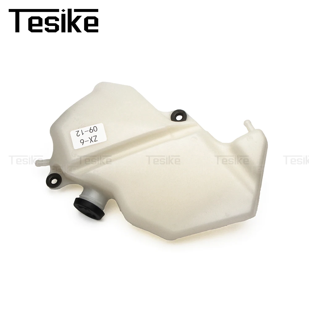 For Kawasaki ZX6R 2007-2018 ZX636 Water Coolant Reservoir Tank Motorcycle Coolant Bottle Cooling Water Storage Tank Radiator view 6