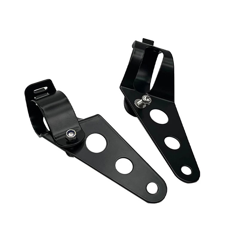 العالمي 5.75 "7" دراجة نارية العلوي جبل قوس شوكة الأذن المروحية كشافات حامل المشبك قابل للتعديل موتور شوكة جبل