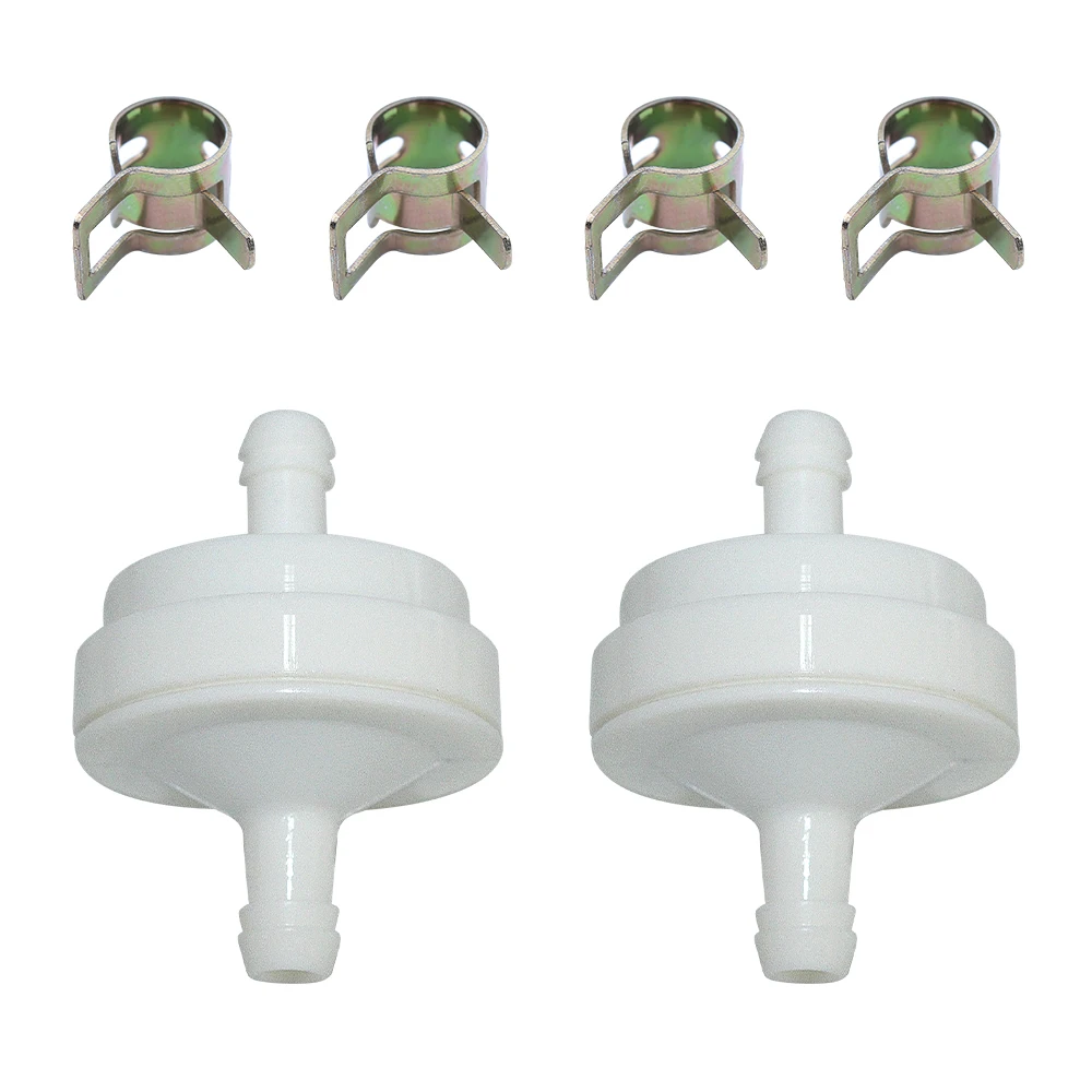 Lawn Mower 1/4 Inch ID Inline Gas Fuel Filter for Briggs Stratton Craftsman Toro 394358s 56679 394358 394358S 7014359YP 56679MA
