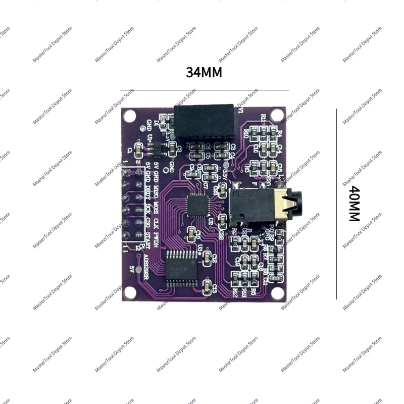 ADS1292R Module ECG Front-end ECG Acquisition Respiratory Wireless ECG Transmission System Board