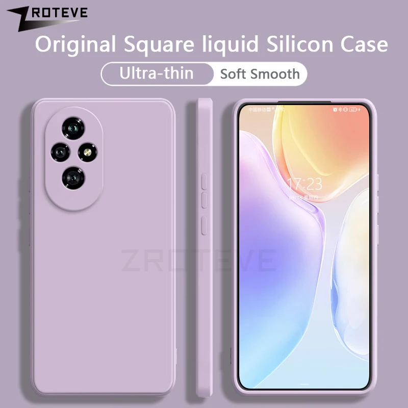 For Honor200 Pro Case ZROTEVE Silky Liquid Silicone Soft Cover For Huawei Honor 200 200Pro 200Lite 5G Shockproof Phone Cases