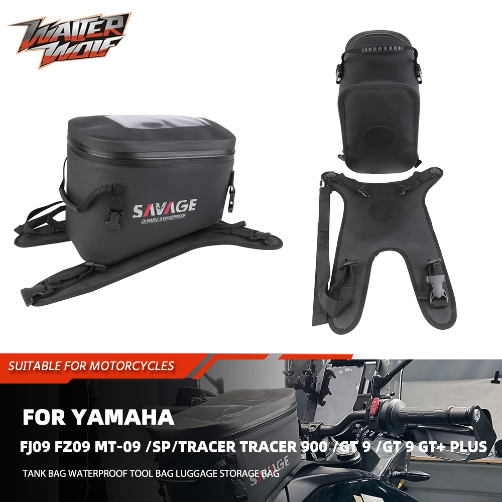 

For Yamaha FJ09 FZ09 MT-09 /SP/Tracer Tracer 900 /GT 9 /GT 9 GT+ Plus Motorcycle Tank Bag Waterproof Tool Bags Luggage Storage