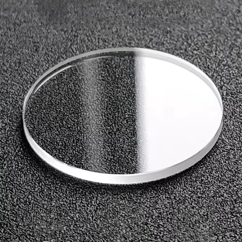 Vetro minerale per orologio, spessore 2,5 mm, copertura frontale piatta e rotonda, cristallina, diametro 27 mm-36,5 mm, parte per riparazione orologi YZC711