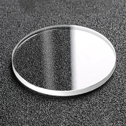Plane Mineral Watch Glass 2.5mm Thickness Flat Round Crystal Clear Front Cover 27mm-36.5mm Diameter Part for Watch Repair YZC711
