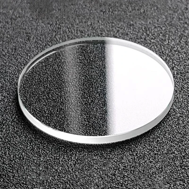 Plane Mineral Watch Glass 2.0mm Thickness Flat Round Crystal Clear Front Cover 40mm-46mm Diameter Part for Watch Repair YZC710
