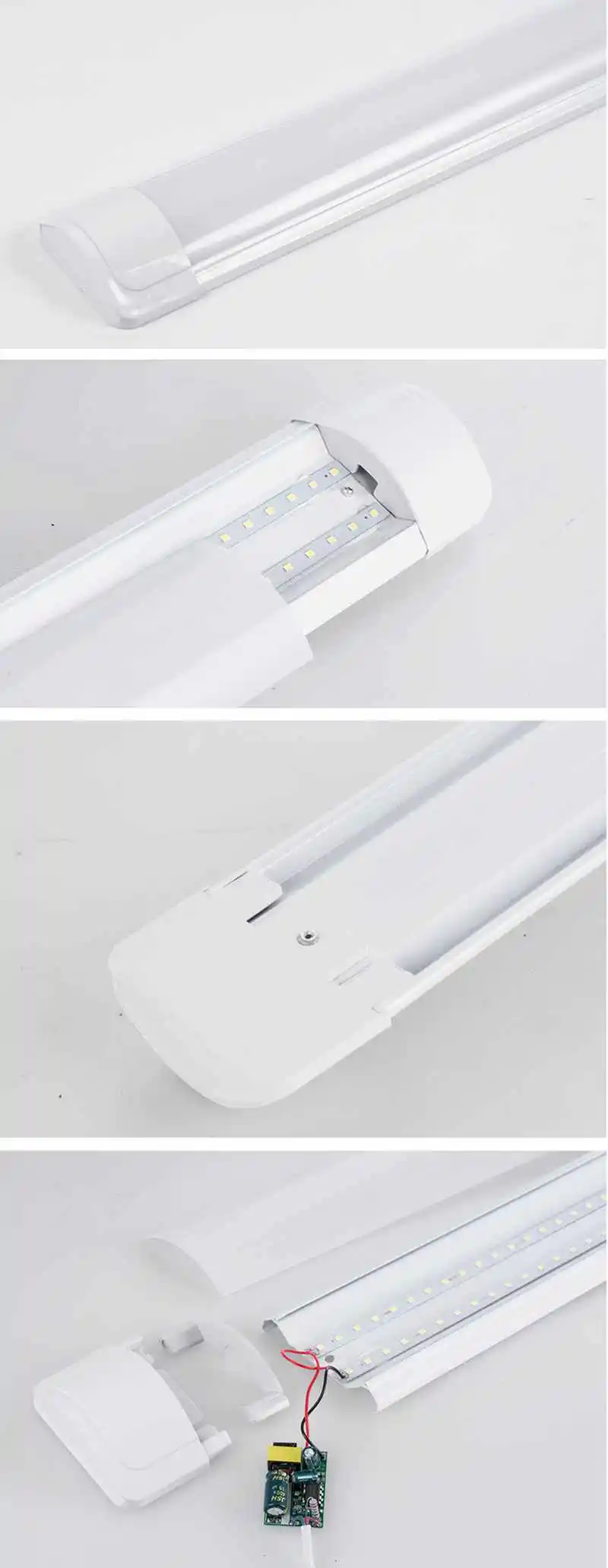 Indoor Hause LED Lampe Rohr Hohe Helligkeit 90/120 cm Linear Lichter Bar 220 v Beleuchtung Birne Für Schlafzimmer küche Schrank Lampen Streifen – Detail 5