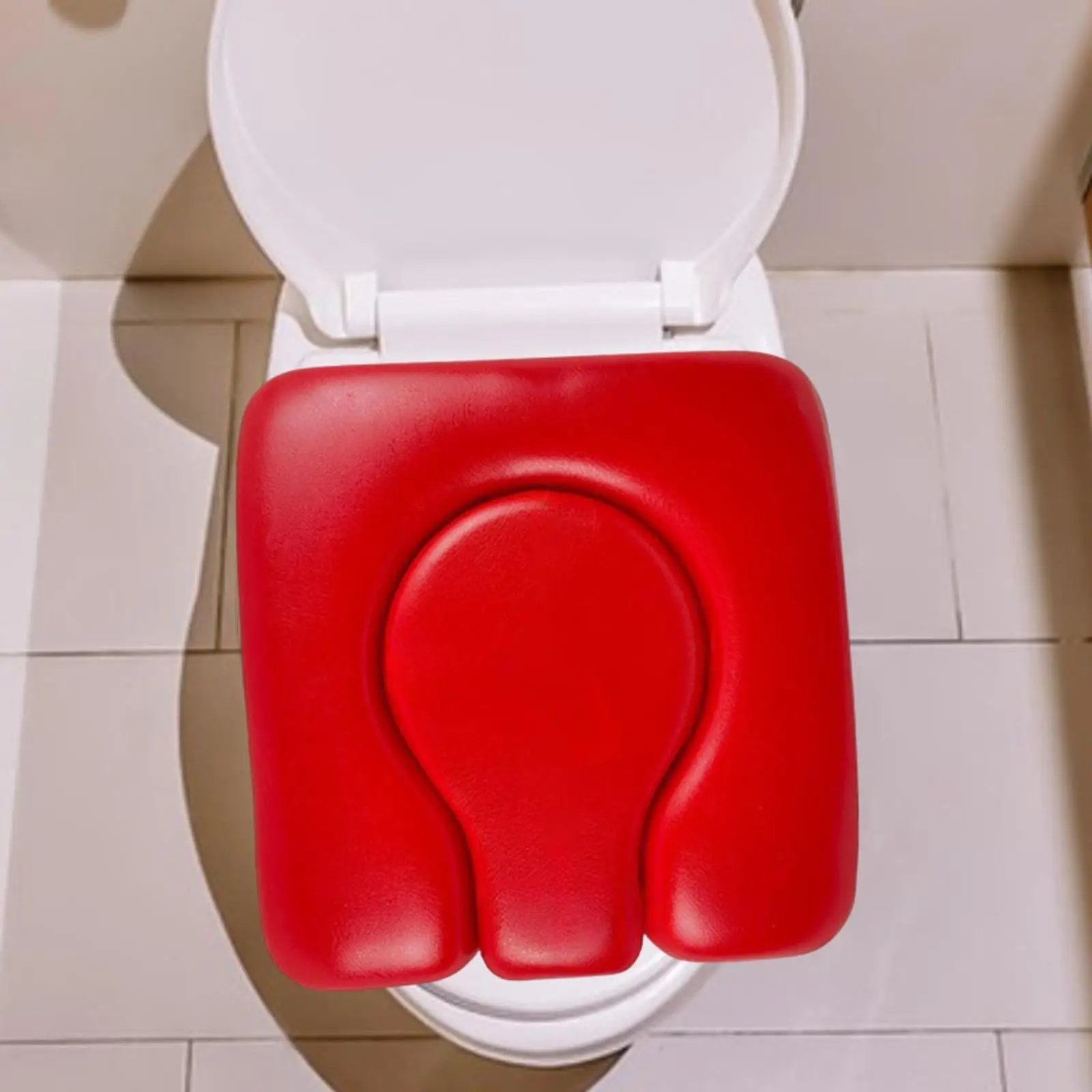 Universal Commode Seat Cushion Waterproof Replacement Pad for Seniors Toilet Chair with Strong Support