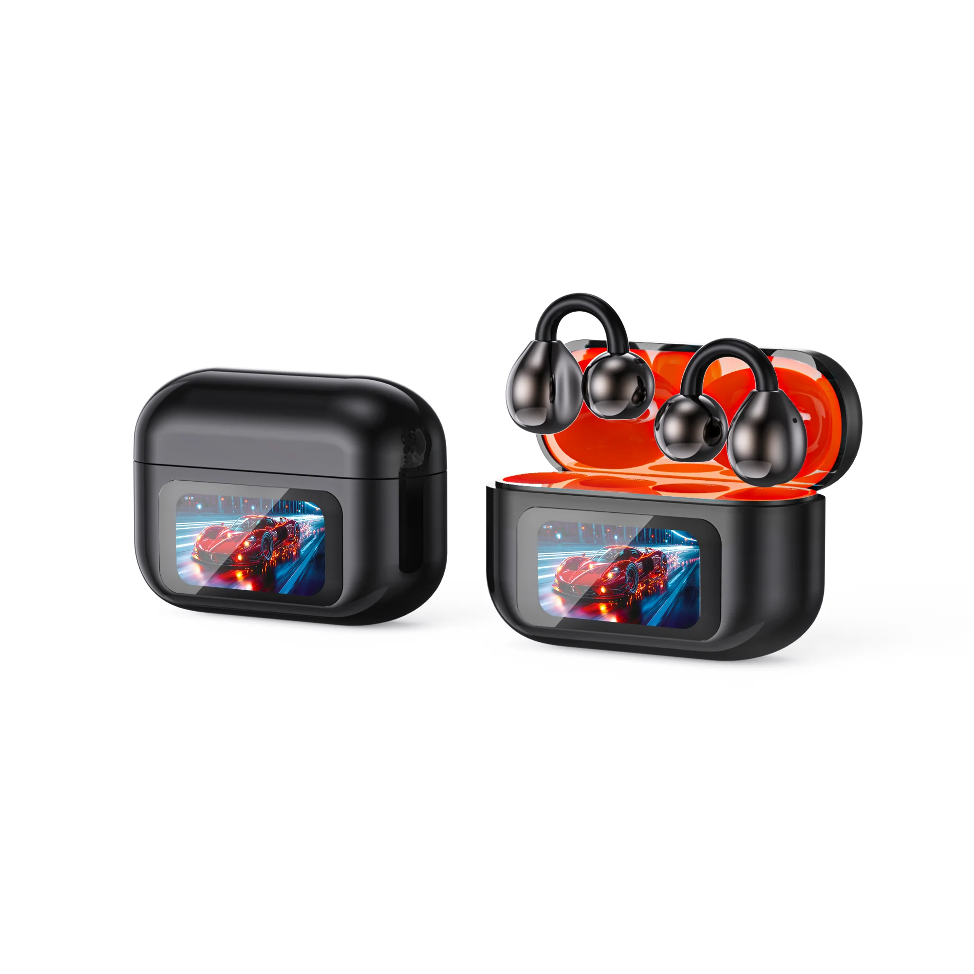 Casque de traduction AI, écouteurs sans fil véritablement sans fil, affichage de la puissance LED, écouteurs avec étui de charge sans fil