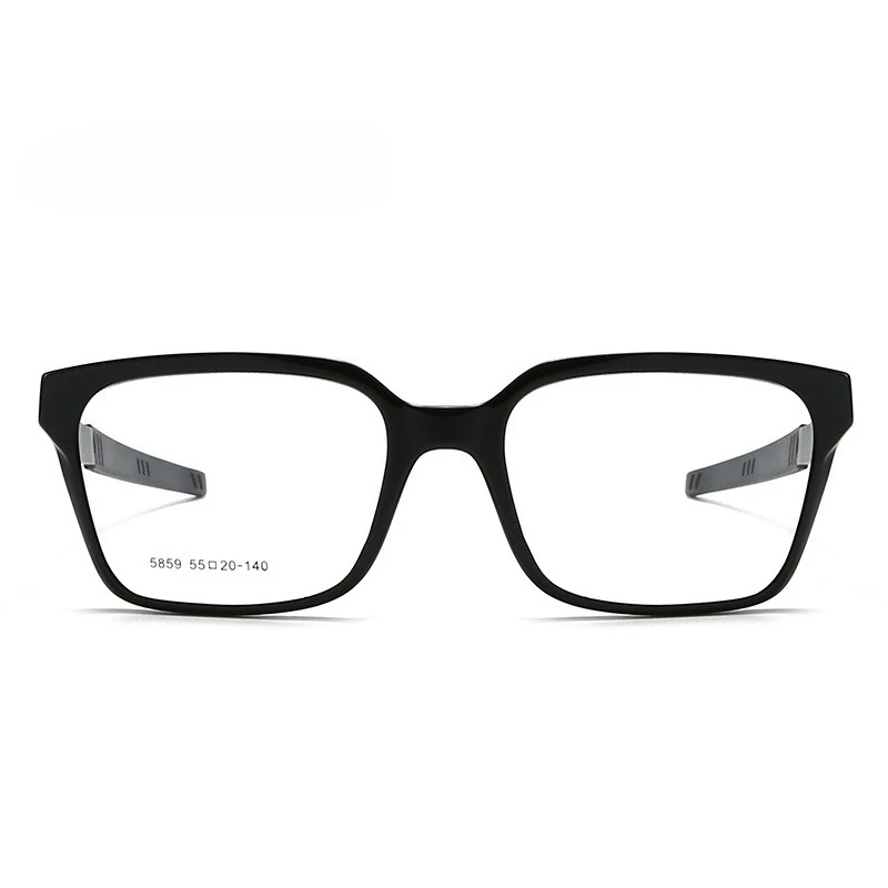 نظارات RX نظارات طبية مخصصة إطار مربع رياضي فوتوكروميك عدسات رمادية بنية لقصر النظر للرجال والنساء #4