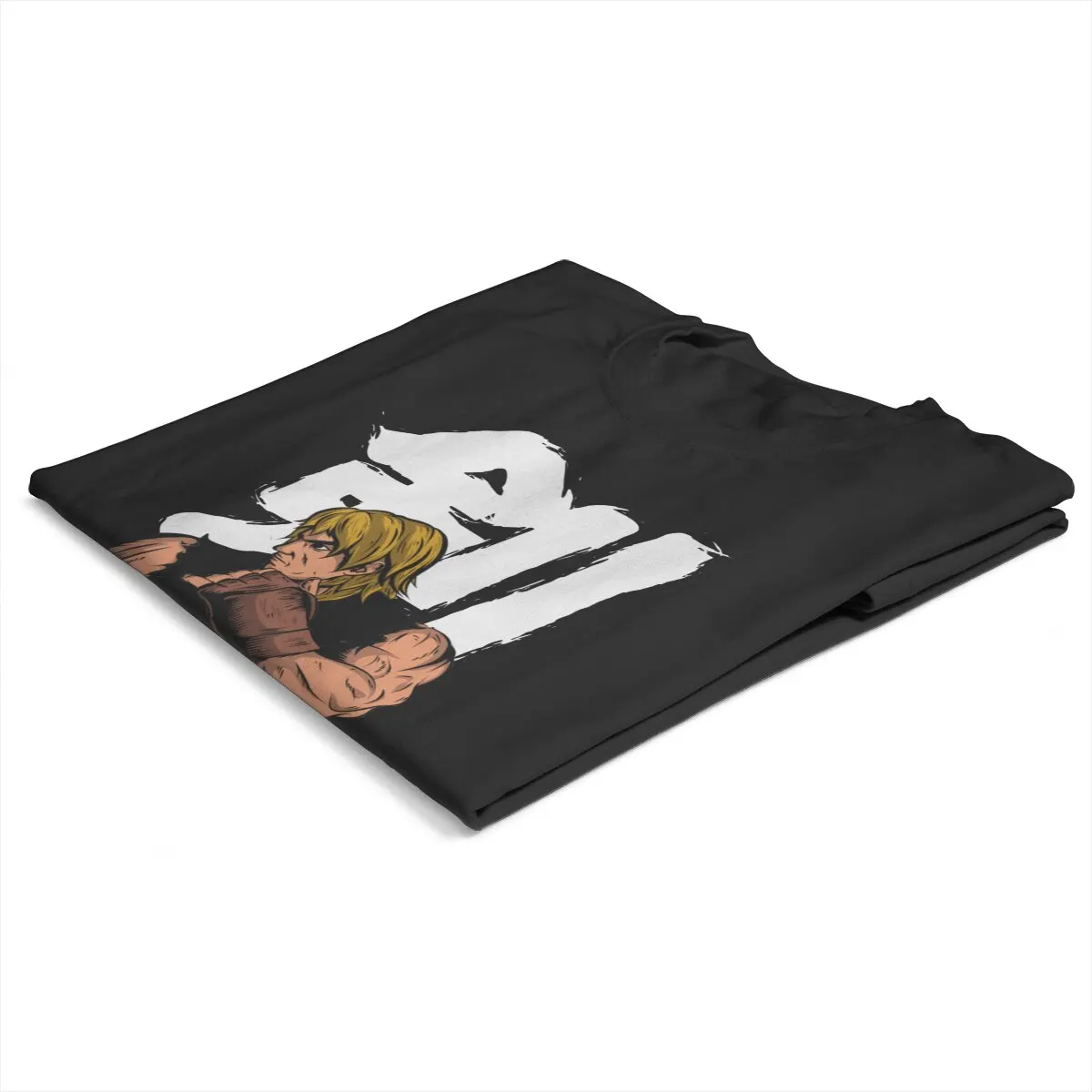 Men KEN Street Fighter video game anime T Shirt  Pure Cotton Tops Awesome Plus Size T-Shirt