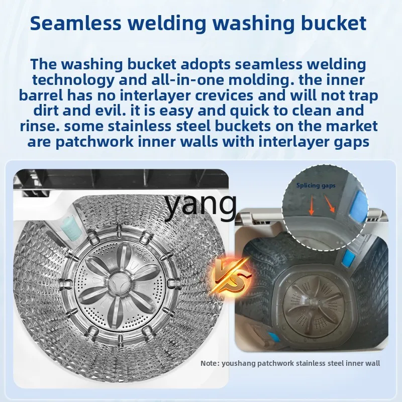 CX stainless steel double barrel household large capacity semi-automatic double cylinder old-fashioned pure copper