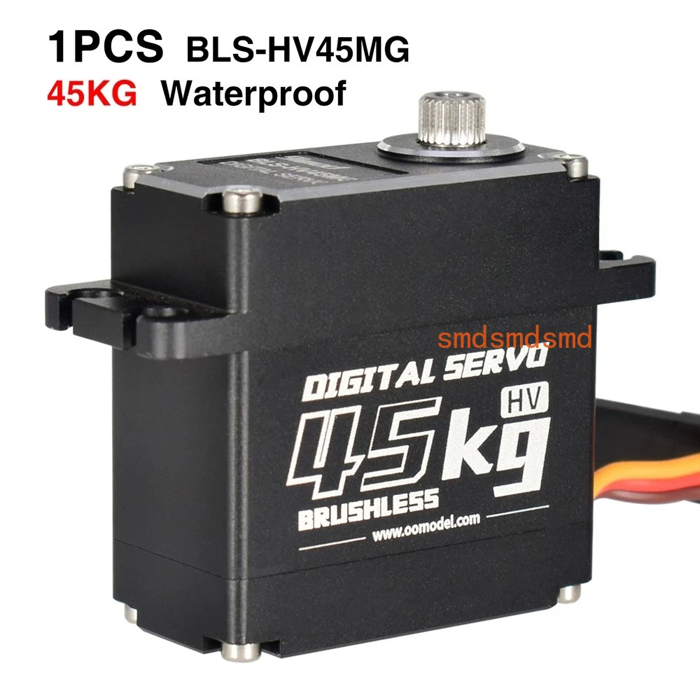 

Waterproof Servo BLS-HV45MG 45KG 180 Degree Aluminum Case Digital Metal Gear HV Brushless Servo for RC Car Truck Crawler