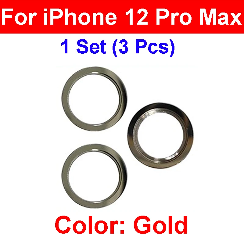 Rear Camera Outside Metal Ring Frame For iphone 12 12Mini 12 Pro 12Pro Max Back Main Camera Ring Cover Bezel Bumper Parts