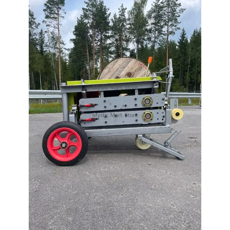 Kundenspezifische Pipeline-Draht, automatische Kabelziehmaschine, Kabelablage, Installationsausrüstung, Förderbandsystem