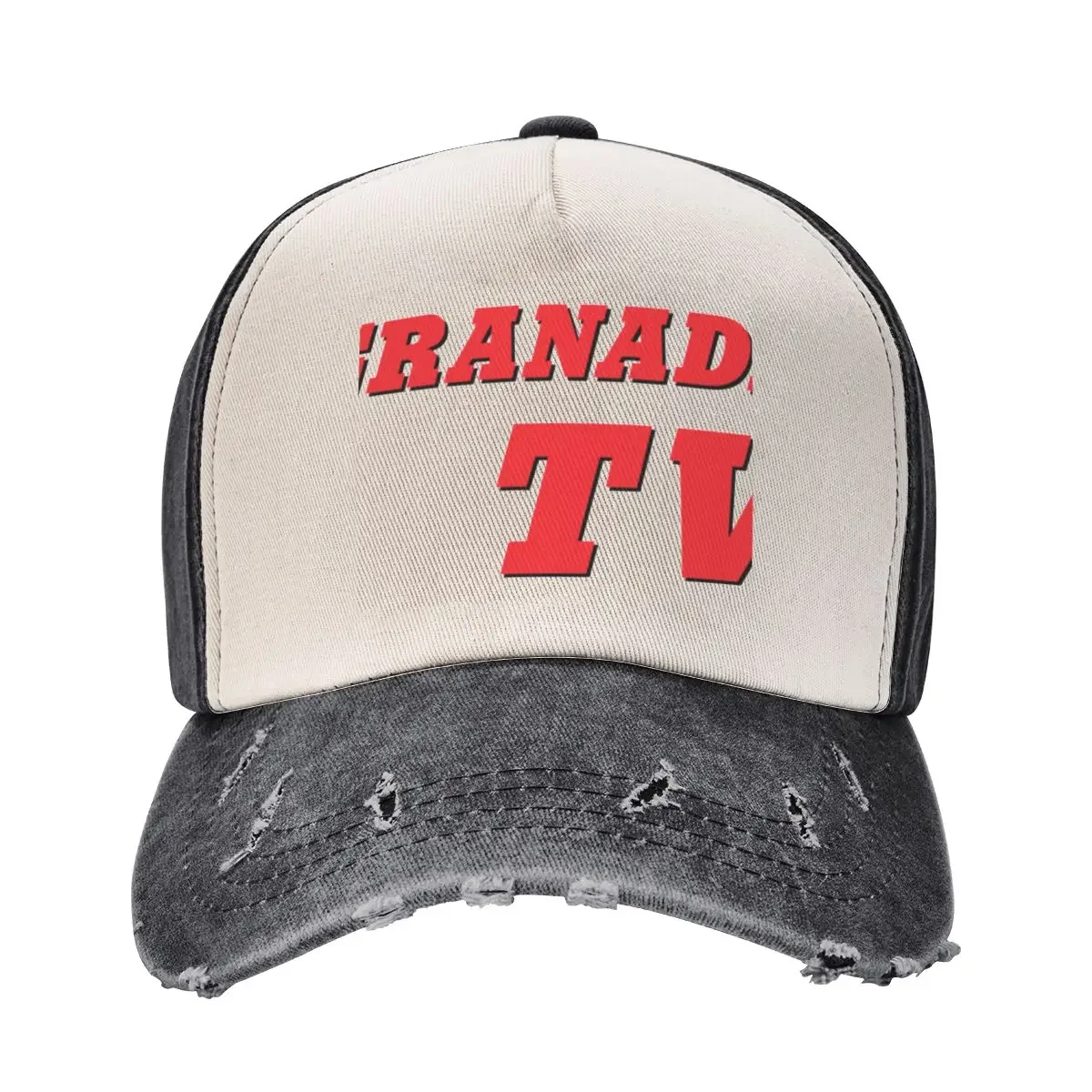 

Granada TV sign Baseball Cap Beach Golf hard hat Elegant Women's Hats Men's
