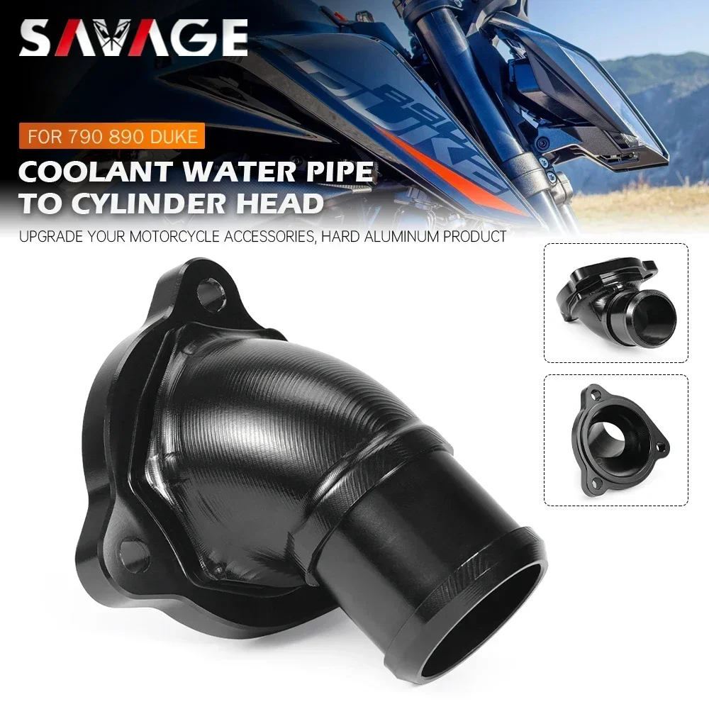 Oil Cooler to Cylinder Head Coolant Water Pipe Connection For 790 ADV DUKE 890 DUKE R Adventure RC 8C SMT Motorcycle Accessories