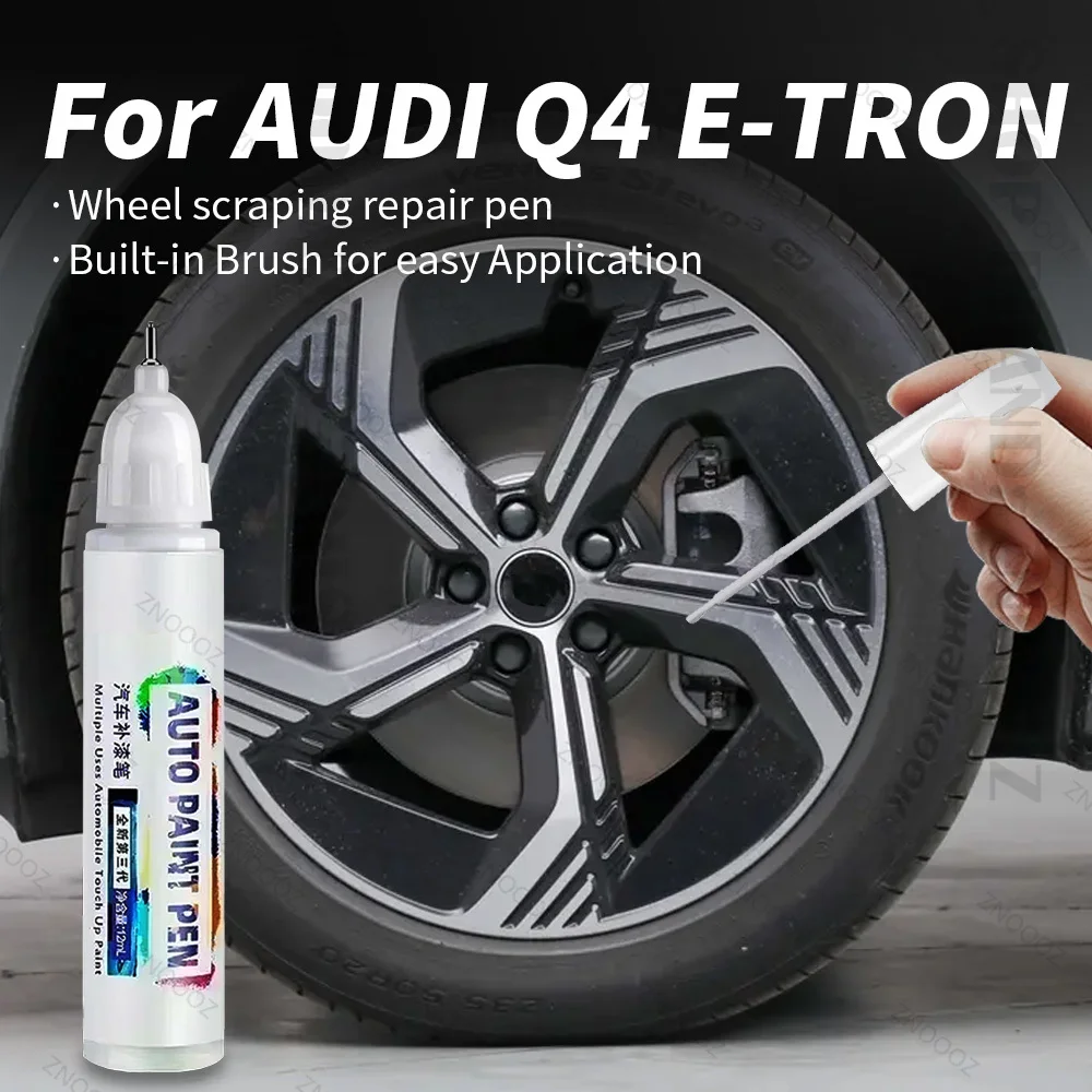 

Для AUDI Q4 E-TRON Touch Up Paint Комплект для ремонта колес Быстрый и легкий ремонт царапин на колесах Краска для ремонта колес автомобиля Серебристый