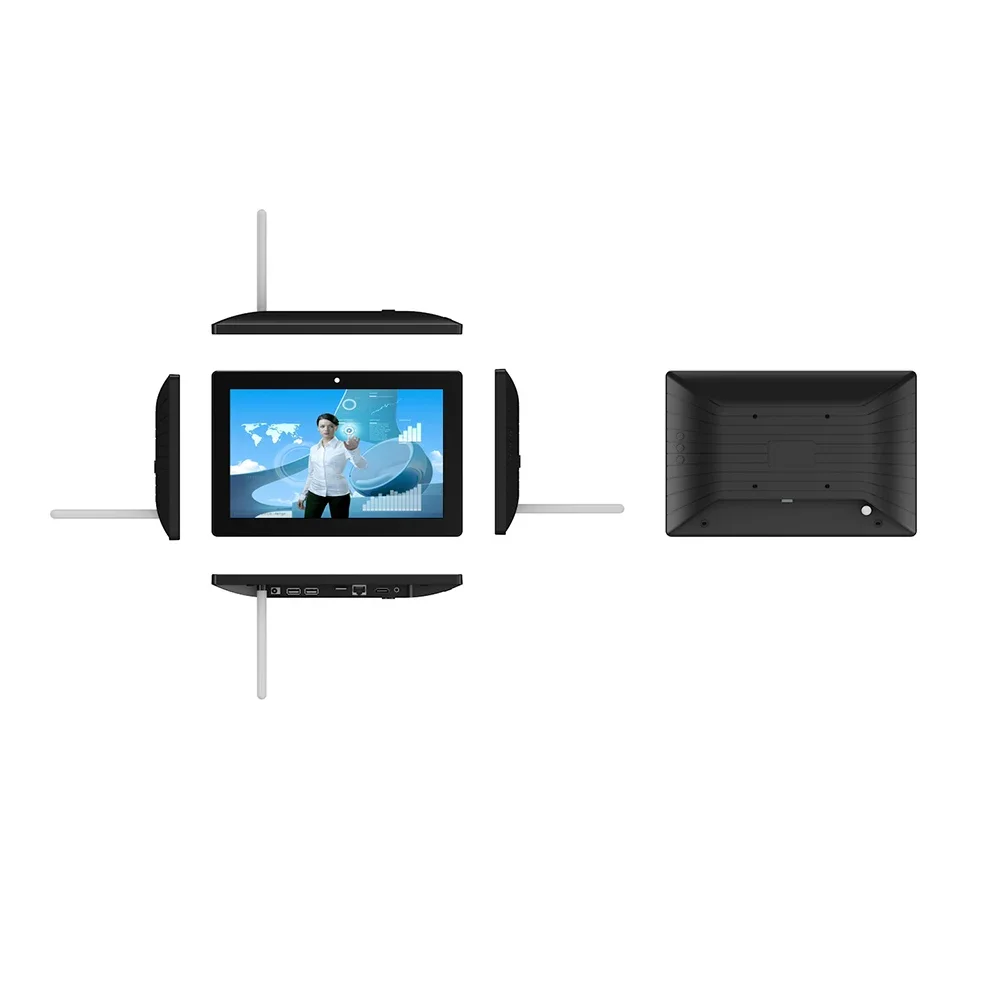 With WiFi Network  Android System Digital Restaurant Menu 10.1 Inch Lcd Monitor Ad Wall Mount Digital Signage Player