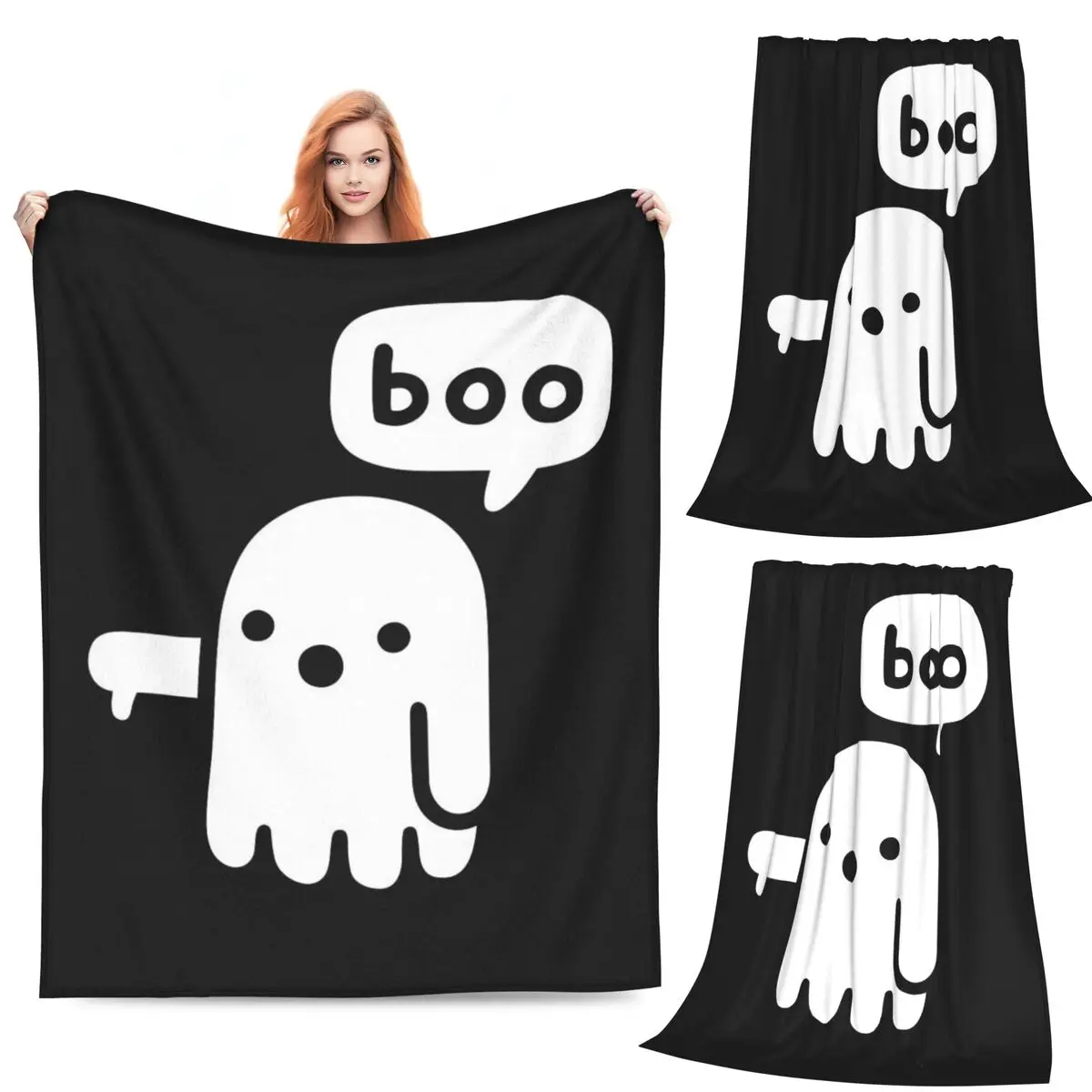 

Ghost Of Disapproval Blankets Flannel Sofa Throw Blanket Lightweight for Home Bedroom Outdoor Throws Bedspread Quilt