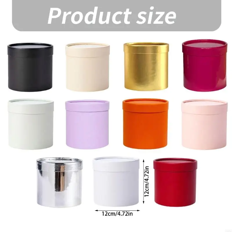 Set Of 2 Elegant Bouquets Containers Portable Portable Gift Wrapping Boxes For Table Decorations And Special Event 55KF