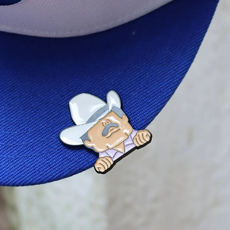 Mexican Enamel Cap Clip Durable Metal Brooches For New Era Design Unisex Stylish Hat Pin Men Women Retro Decor Badge