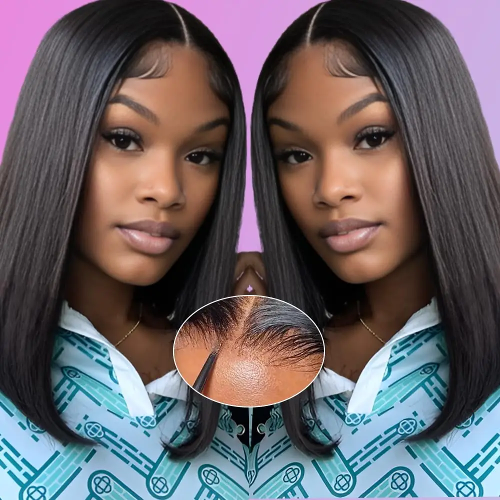 

Glueless Straight Lace Wig 7x6 Lace Front Wigs Pre-Cut Lace Human Hair Wigs Ready To Wear 6x4 5x5 Hd Lace Closure Wig For Women