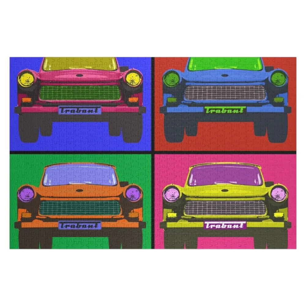 

Trabant 601 Pop art (v 1.0) Jigsaw Puzzle Wooden Jigsaws For Adults Custom Wood Personalised Toys Puzzle