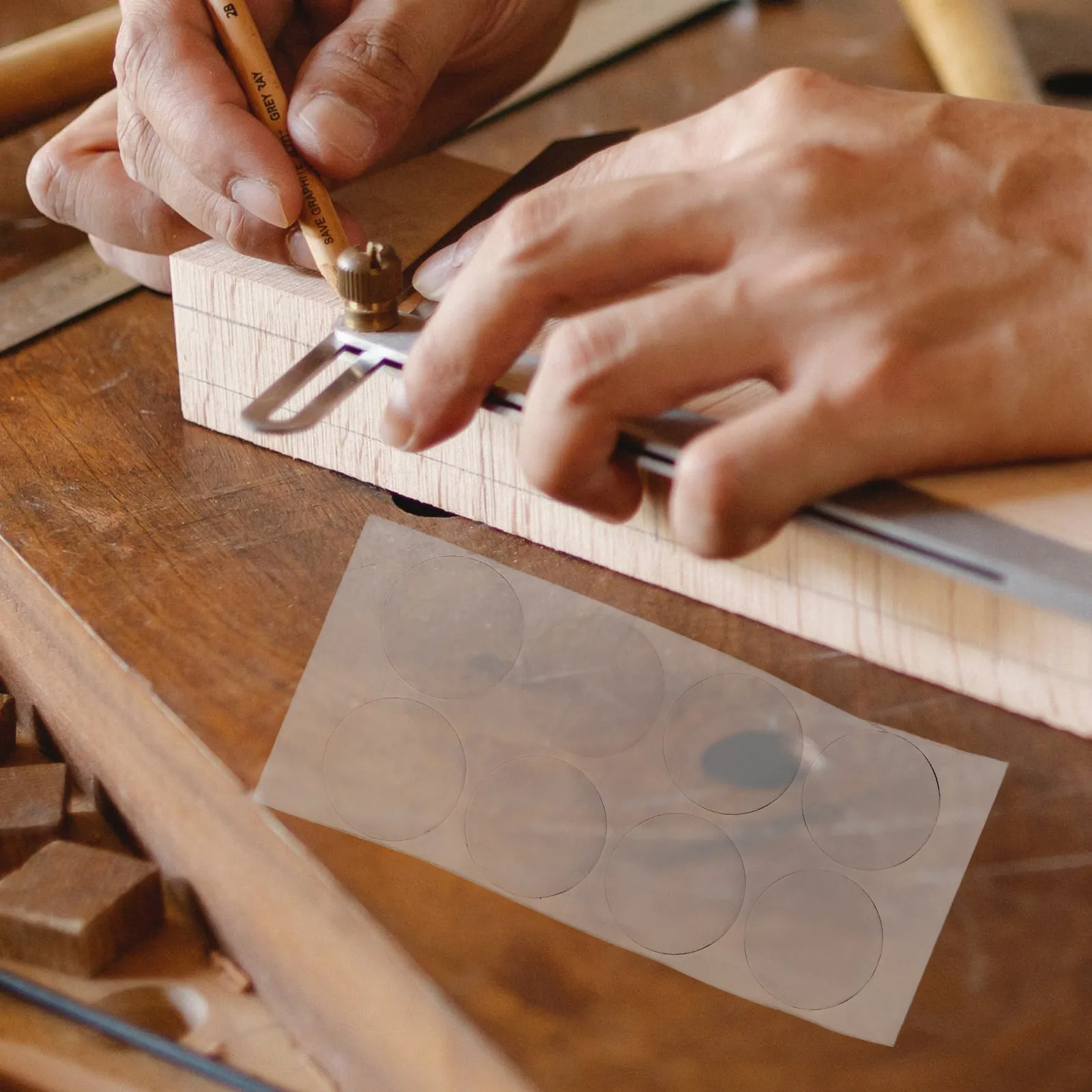 

80 Pcs Round Anti-slip Gasket Table Top Spacers Transparent Glass Bumper