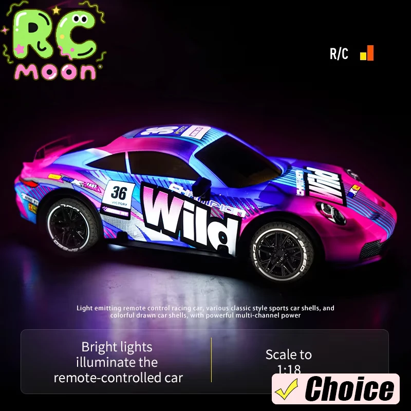 

Remote Control Racing Car Isometric Scaling Wireless Controll With Light Sound Sports Car Electric Car Toys For Boys Gifts